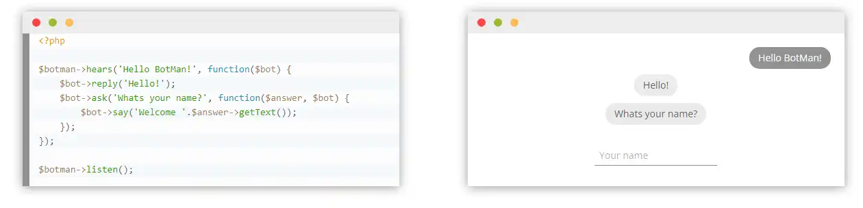 Download web tool or web app BotMan Download web tool or web app BotMan