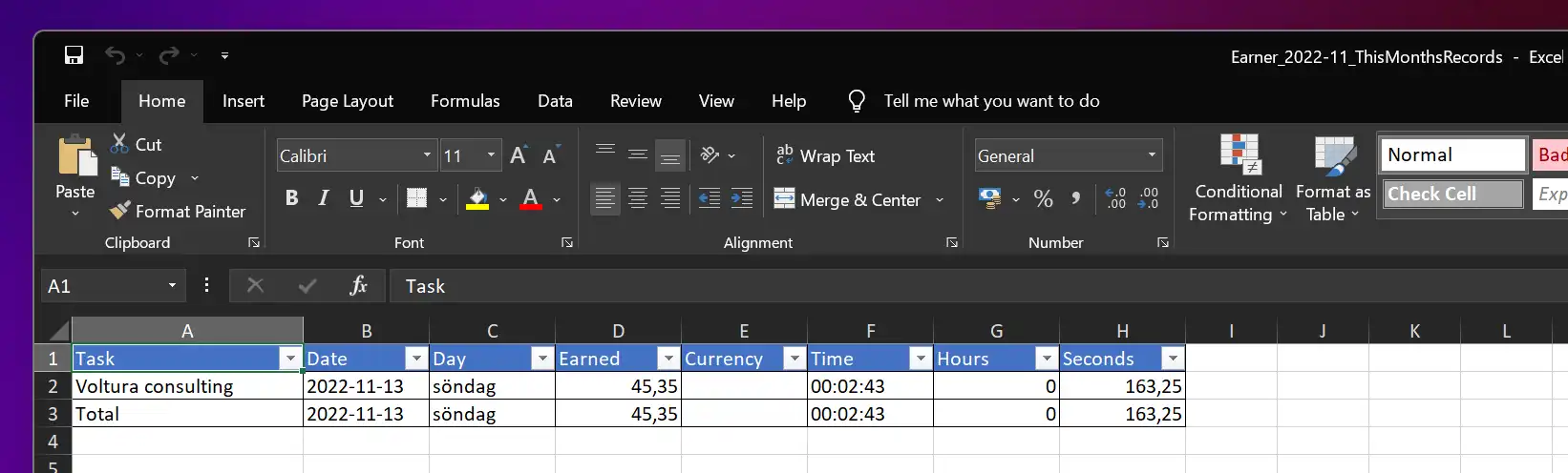 Download web tool or web app Earner Download web tool or web app Earner