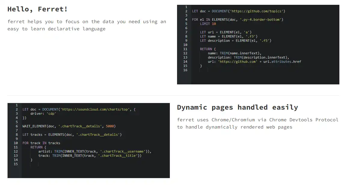 Download web tool or web app Ferret Download web tool or web app Ferret