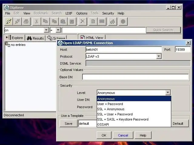 Download web tool or web app JXplorer - A Java Ldap Browser Download web tool or web app JXplorer - A Java Ldap Browser