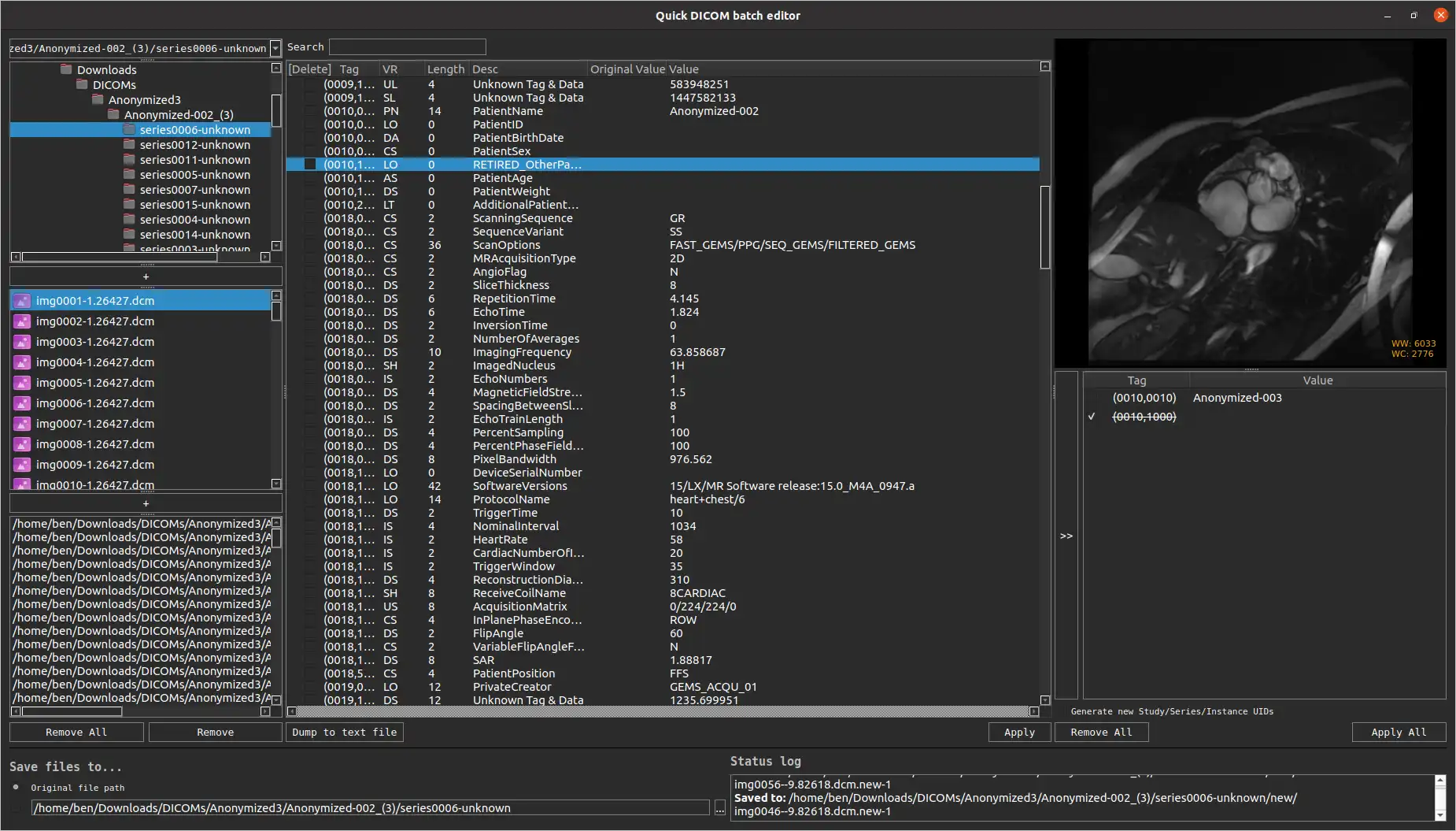 Download web tool or web app Quick DICOM Tag Editor Download web tool or web app Quick DICOM Tag Editor