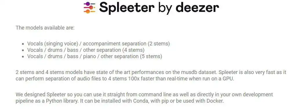 Download web tool or web app Spleeter Download web tool or web app Spleeter