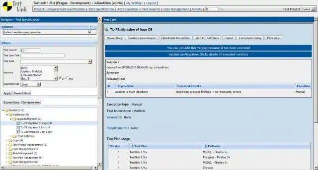 Download web tool or web app TestLink Download web tool or web app TestLink