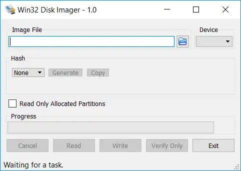 Download web tool or web app Win32 Disk Imager Download web tool or web app Win32 Disk Imager